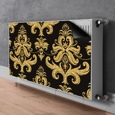 Magnetic radiator mat Golden ornament