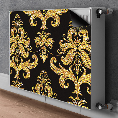 Magnetic radiator mat Golden ornament