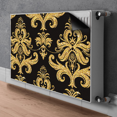 Magnetic radiator mat Golden ornament