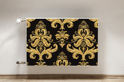 Magnetic radiator mat Golden ornament