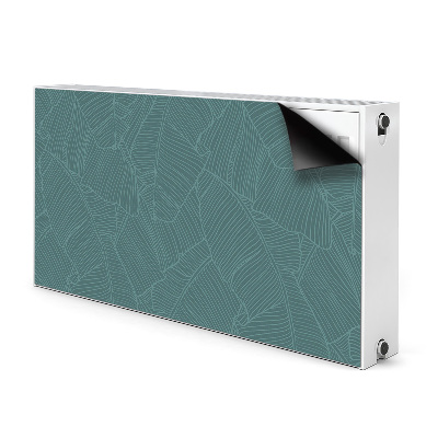 Magnetic radiator mat Water leaf