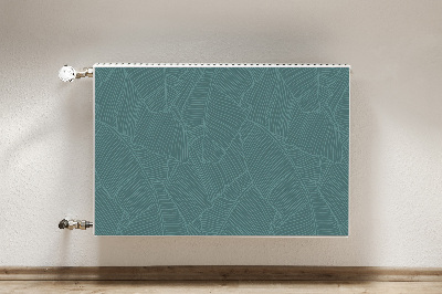 Magnetic radiator mat Water leaf