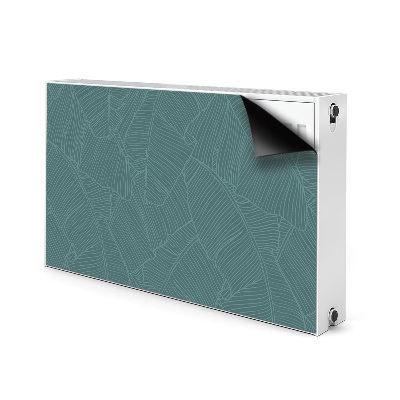 Magnetic radiator mat Water leaf