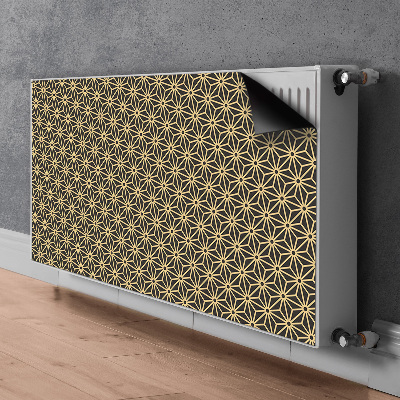 Decorative radiator cover Cubpattern