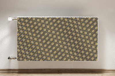 Decorative radiator cover Cubpattern