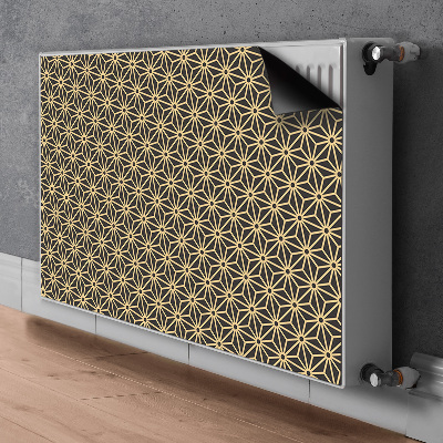Decorative radiator cover Cubpattern