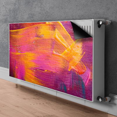 Magnetic radiator mat Paint on canvas