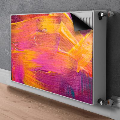 Magnetic radiator mat Paint on canvas