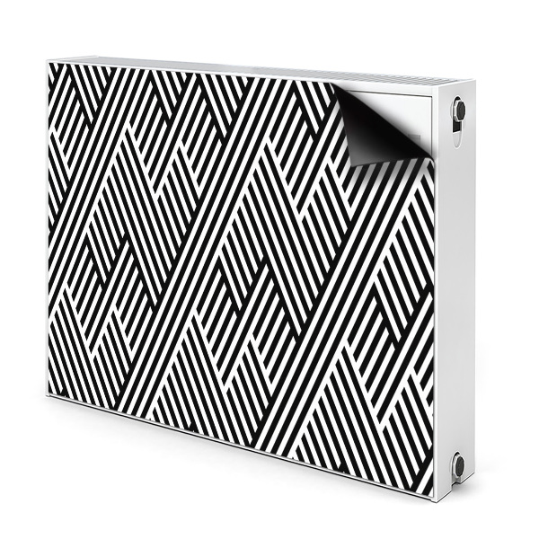 Magnetic radiator mat Broken pattern lines