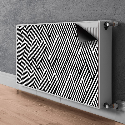 Magnetic radiator mat Broken pattern lines