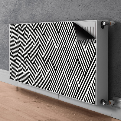Magnetic radiator mat Broken pattern lines