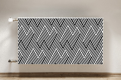 Magnetic radiator mat Broken pattern lines