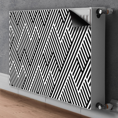 Magnetic radiator mat Broken pattern lines