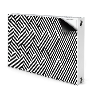 Magnetic radiator mat Broken pattern lines