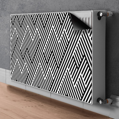 Magnetic radiator mat Broken pattern lines