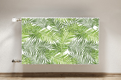 Magnetic radiator cover Palm leaves