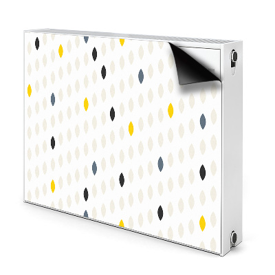 Decorative radiator cover Colorful lemons