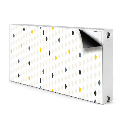 Decorative radiator cover Colorful lemons