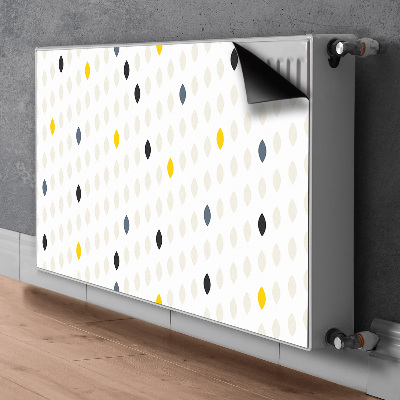 Decorative radiator cover Colorful lemons