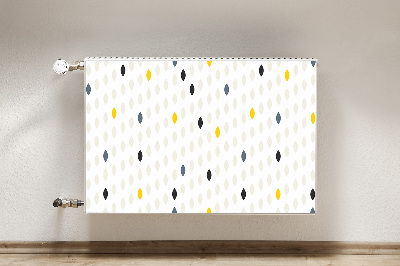 Decorative radiator cover Colorful lemons