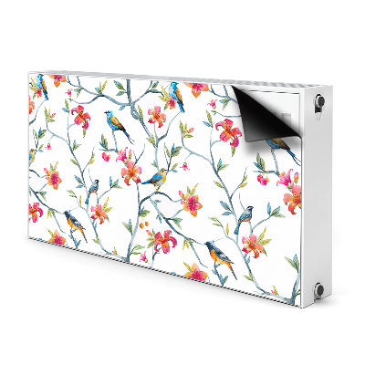 Printed radiator mat Flowers