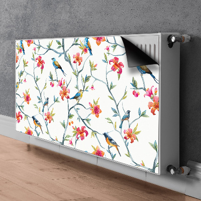 Printed radiator mat Flowers