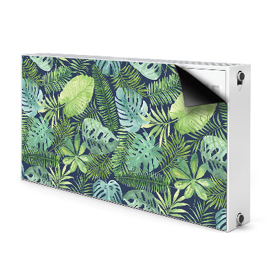 Magnetic radiator mat Exotic leaves