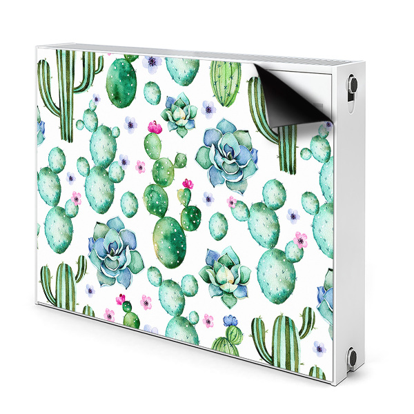 Decorative radiator cover Cactus