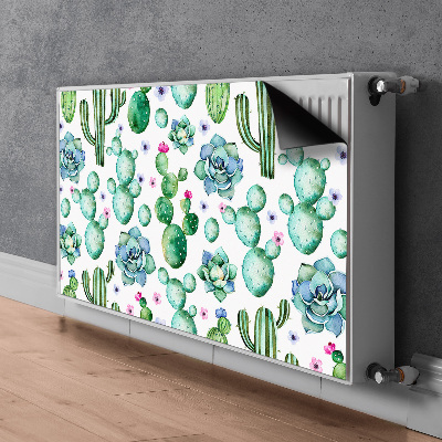 Decorative radiator cover Cactus