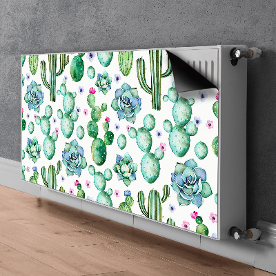 Decorative radiator cover Cactus