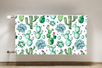 Decorative radiator cover Cactus