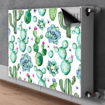 Decorative radiator cover Cactus