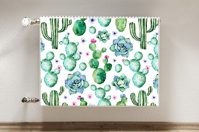 Decorative radiator cover Cactus