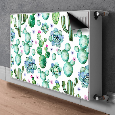 Decorative radiator cover Cactus