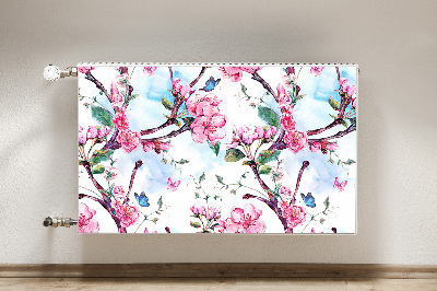 Magnetic radiator mat Apricot tree