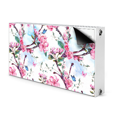 Magnetic radiator mat Apricot tree