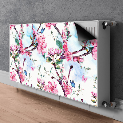 Magnetic radiator mat Apricot tree