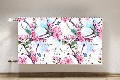 Magnetic radiator mat Apricot tree