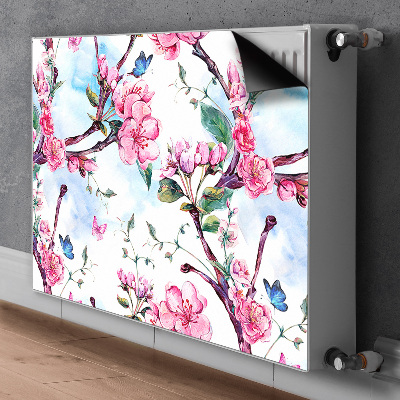 Magnetic radiator mat Apricot tree