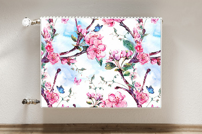 Magnetic radiator mat Apricot tree