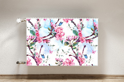 Magnetic radiator mat Apricot tree