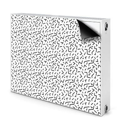 Magnetic radiator mat Geometric pattern