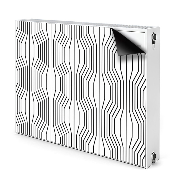 Magnetic radiator mat Geometric illusion