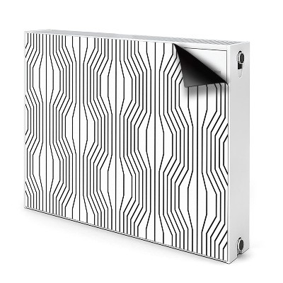 Magnetic radiator mat Geometric illusion