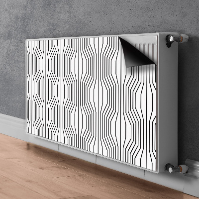 Magnetic radiator mat Geometric illusion