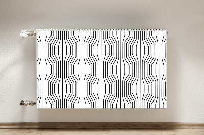 Magnetic radiator mat Geometric illusion