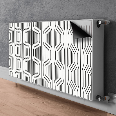 Magnetic radiator mat Geometric illusion