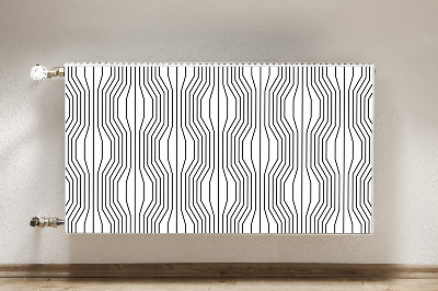 Magnetic radiator mat Geometric illusion