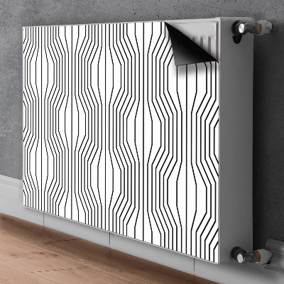 Magnetic radiator mat Geometric illusion