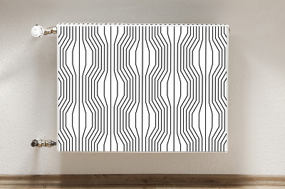 Magnetic radiator mat Geometric illusion